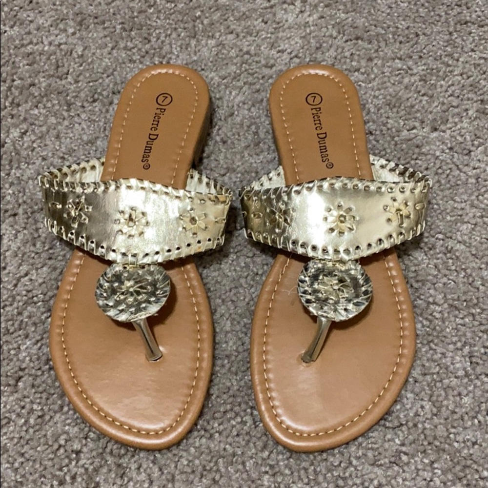Gold Sandals